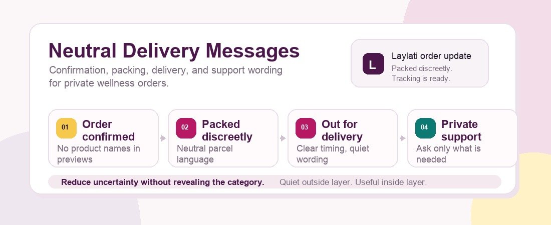 Neutral Delivery Messages: What Private Wellness Shoppers Should See After Checkout