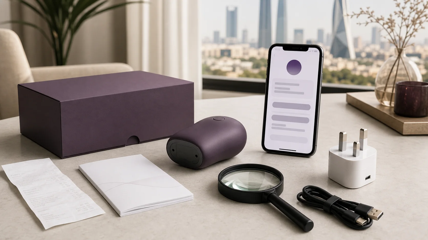 Device label, order record, and official safety notice for a recall check