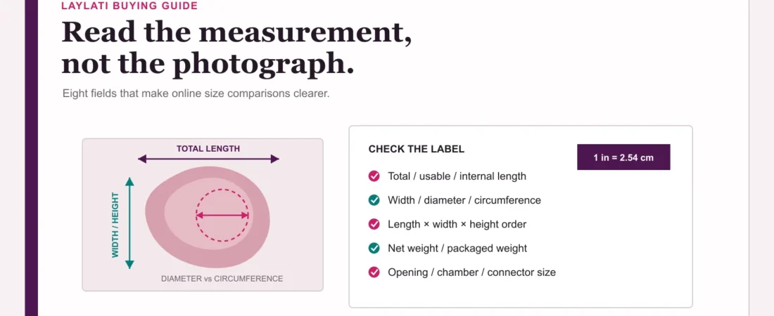 Length, Width, or Circumference? 8 Measurements to Check Before Buying a Soft-Touch Product